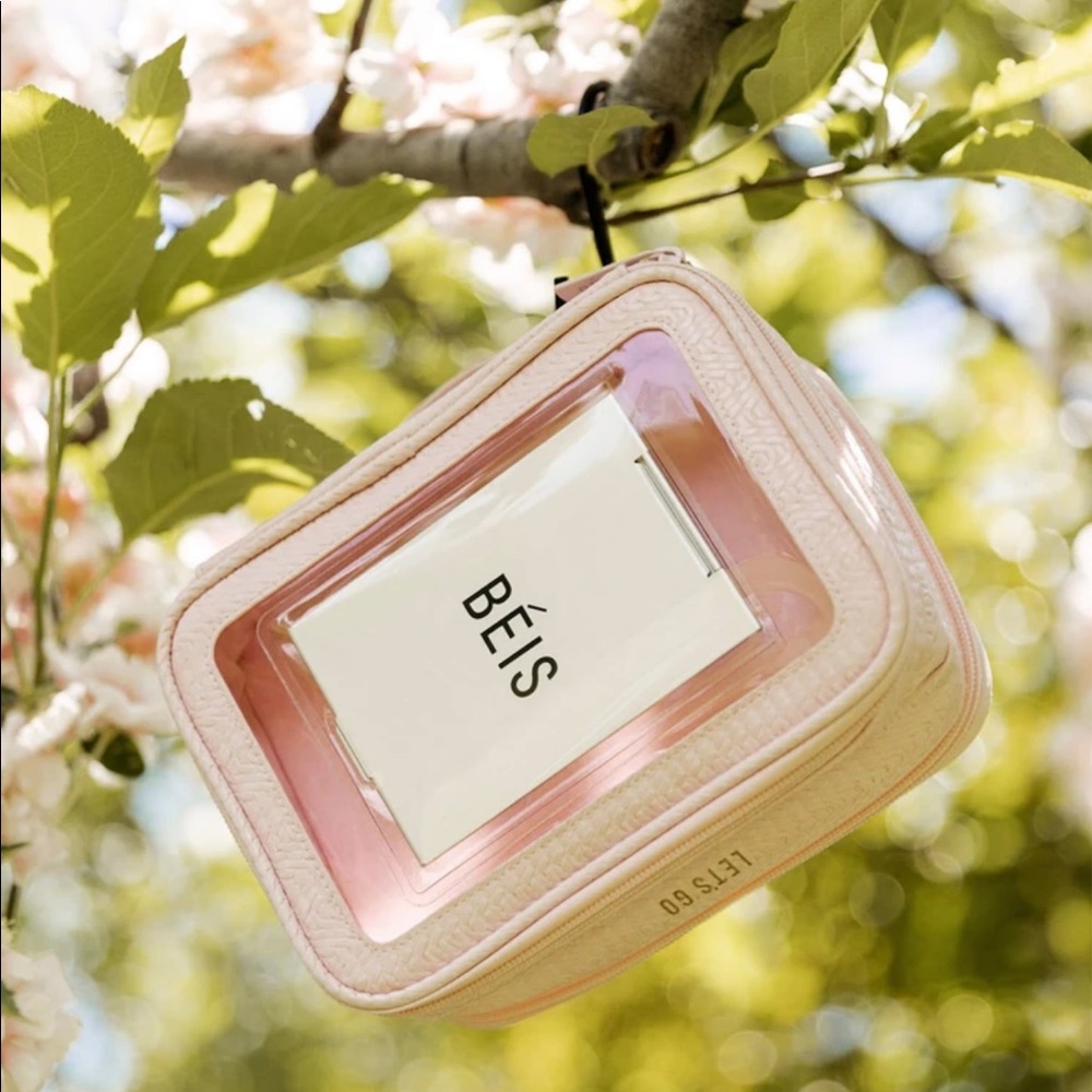 BEIS Travel Pink Cosmetic Bag Limited Edition
